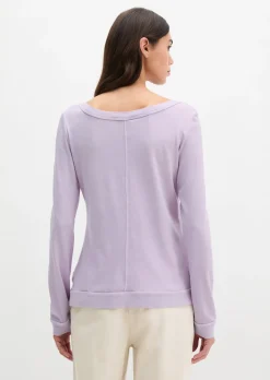 Longsleeve regular aus weichem Baumwoll-Single-Jersey