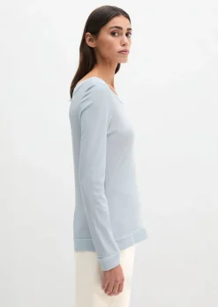 Longsleeve regular aus weichem Baumwoll-Single-Jersey