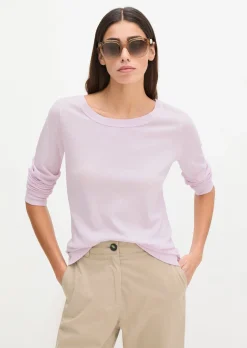 Longsleeve regular aus weichem Baumwoll-Single-Jersey