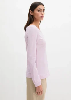 Longsleeve regular aus weichem Baumwoll-Single-Jersey