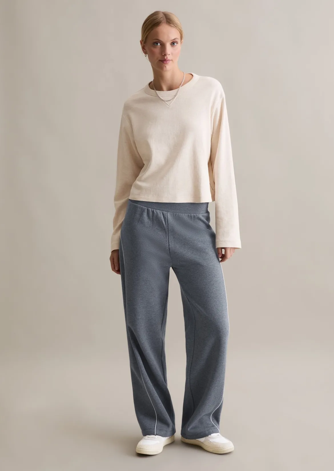 Longsleeve relaxed aus Heavy Jersey