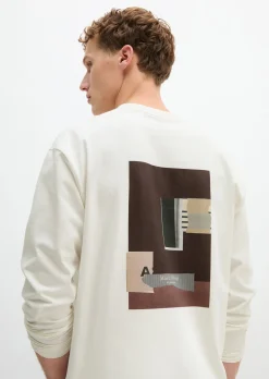 Longsleeve relaxed Heavy Jersey mit Rückenprint