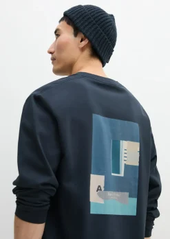 Longsleeve relaxed Heavy Jersey mit Rückenprint
