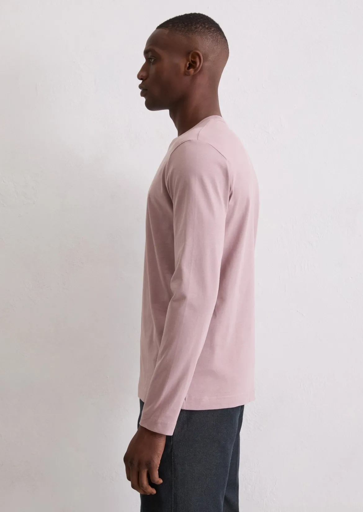Longsleeve shaped aus reiner Bio-Baumwolle