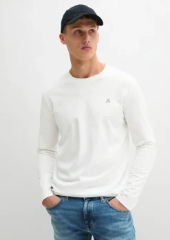Longsleeve shaped aus reiner Bio-Baumwolle
