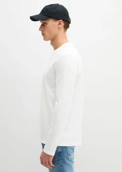 Longsleeve shaped aus reiner Bio-Baumwolle