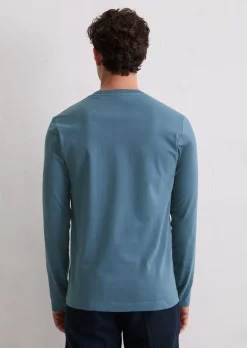 Longsleeve shaped aus reiner Bio-Baumwolle
