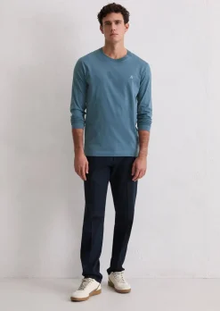Longsleeve shaped aus reiner Bio-Baumwolle