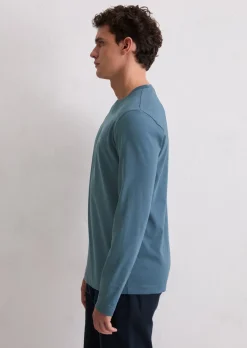 Longsleeve shaped aus reiner Bio-Baumwolle