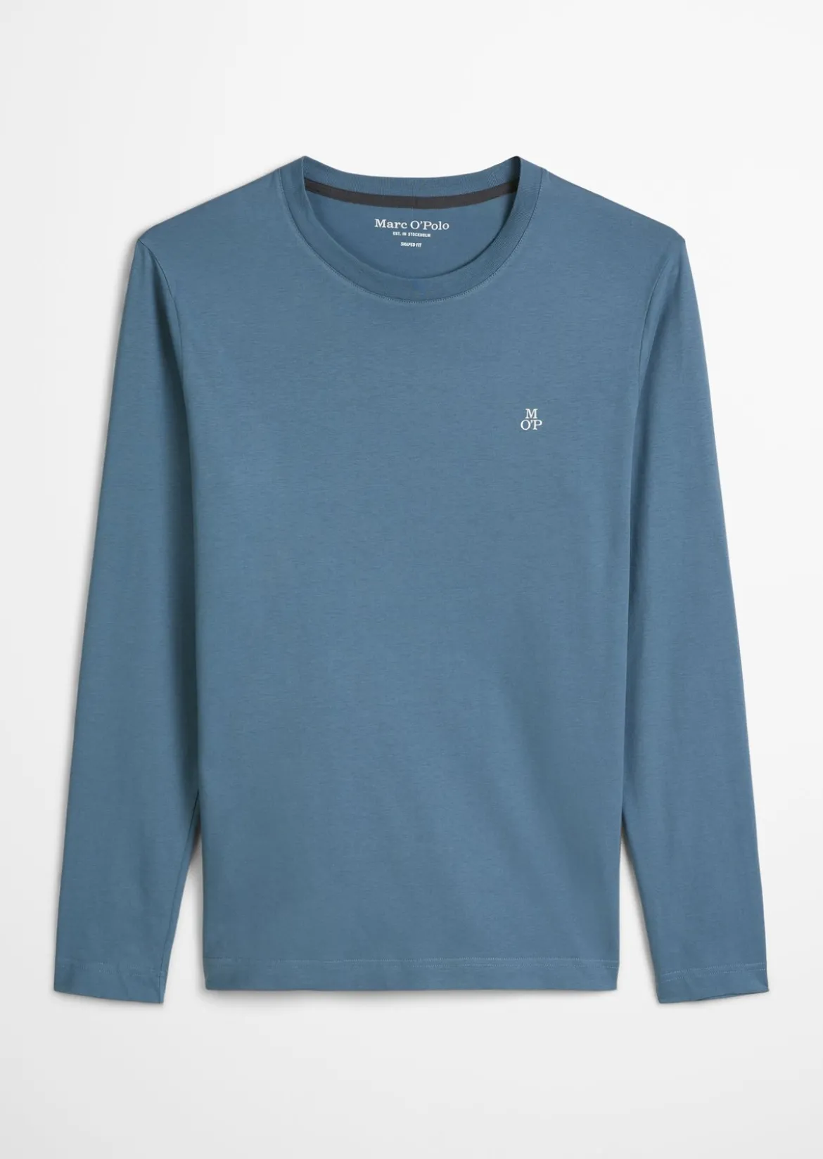 Longsleeve shaped aus reiner Bio-Baumwolle