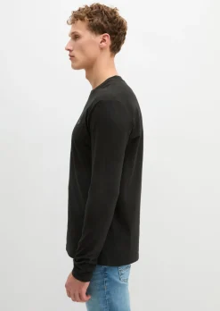 Longsleeve shaped aus reiner Bio-Baumwolle