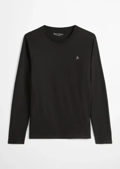 Longsleeve shaped aus reiner Bio-Baumwolle