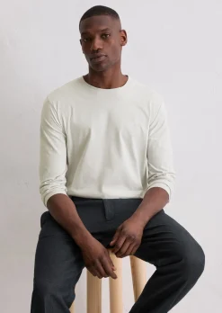 Longsleeve shaped aus reiner Bio-Baumwolle