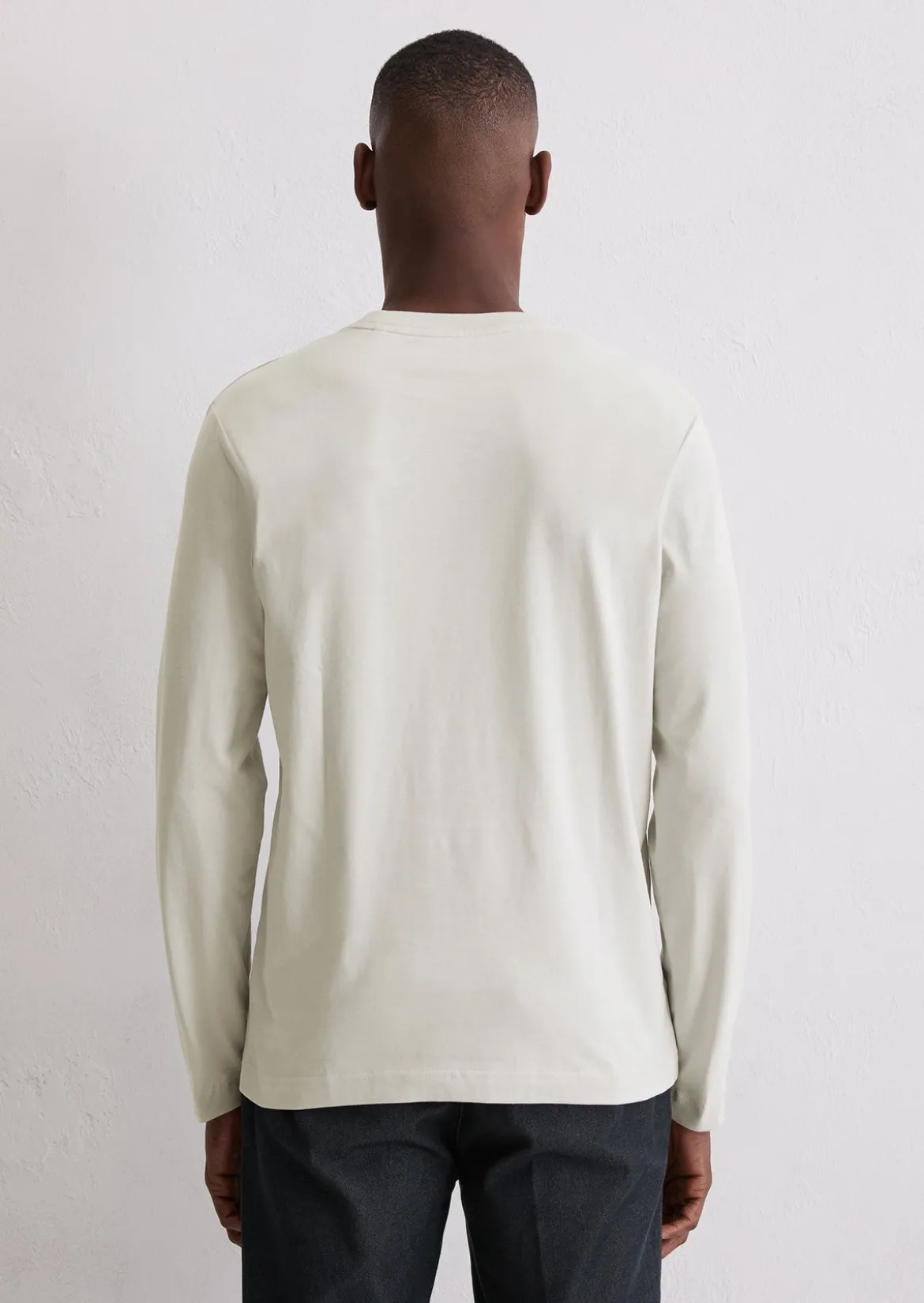 Longsleeve shaped aus reiner Bio-Baumwolle