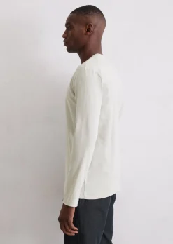Longsleeve shaped aus reiner Bio-Baumwolle