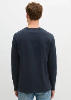 Longsleeve shaped aus reiner Bio-Baumwolle