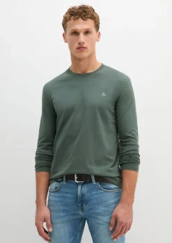 Longsleeve shaped aus reiner Bio-Baumwolle