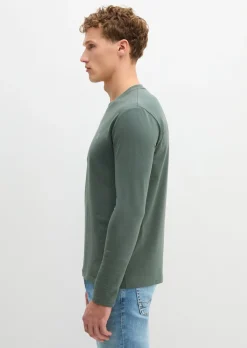 Longsleeve shaped aus reiner Bio-Baumwolle