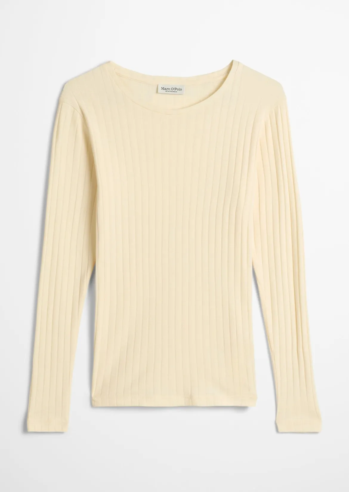 Longsleeve slim aus Organic-Cotton-Modal-Mix