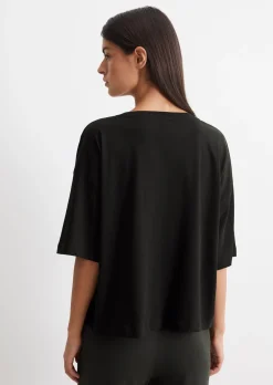 Lounge-Cropped-Top aus reiner Bio-Baumwolle