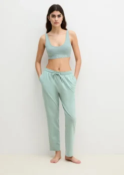 Lounge-Hose aus Bio-Baumwoll-Jersey