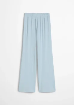 Lounge-Hose aus geripptem Bio-Baumwoll-Mix