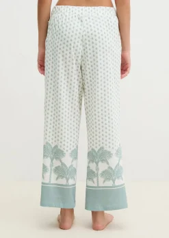 Lounge-Hose aus leichtem Bio-Baumwoll-Jersey