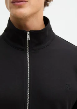 Lounge-Jacke aus schwerem Interlock Jersey