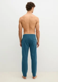 Lounge-Joggpants regular aus schwerem Interlock Jersey