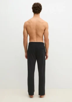 Lounge-Joggpants regular aus schwerem Interlock Jersey