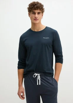 Lounge-Longsleeve regular aus Bio-Baumwolle