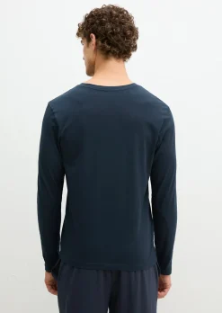 Lounge-Longsleeve regular aus Bio-Baumwolle