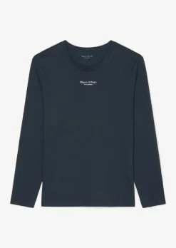 Lounge-Longsleeve regular aus Bio-Baumwolle