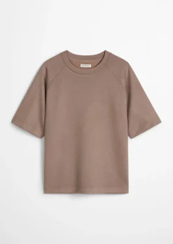 Lounge-Shirt aus weichem Materialmix