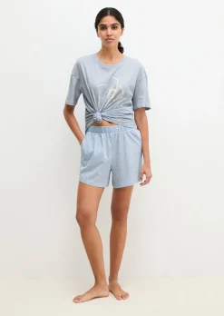 Lounge-Shorts aus reiner Bio-Baumwolle