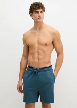 Lounge-Shorts aus schwerem Interlock Jersey