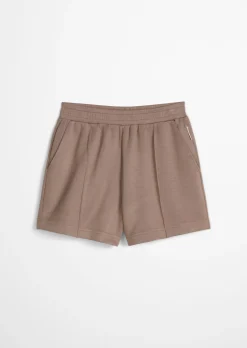 Lounge-Shorts aus weichem Materialmix