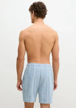 Lounge-Shorts in gestreifter Frottee-Qualität