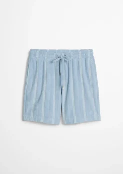 Lounge-Shorts in gestreifter Frottee-Qualität