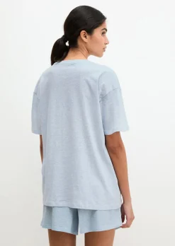 Lounge-T-Shirt im Boyfriend-Style