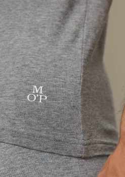 Lounge-T-Shirt mit Rundhalsausschnitt im 2er Set