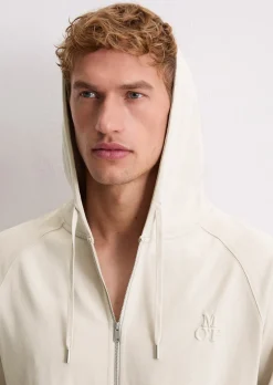 Lounge-Zipper-Hoodie regular in schwerem Heavy Jersey
