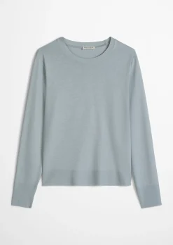 Luxury Longsleeve relaxed aus TENCEL™ Lyocell-Baumwolle-Mix