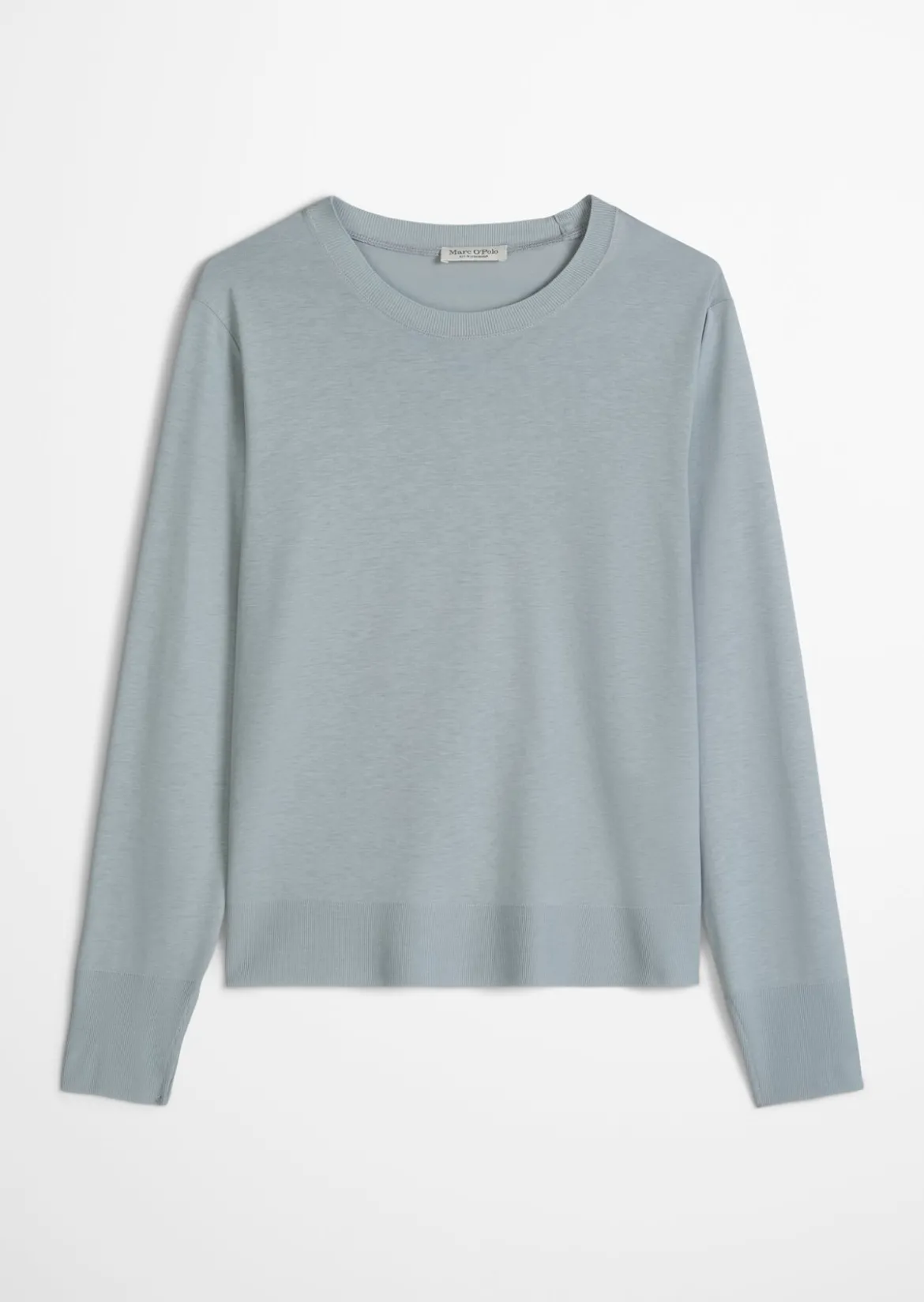Luxury Longsleeve relaxed aus TENCEL™ Lyocell-Baumwolle-Mix