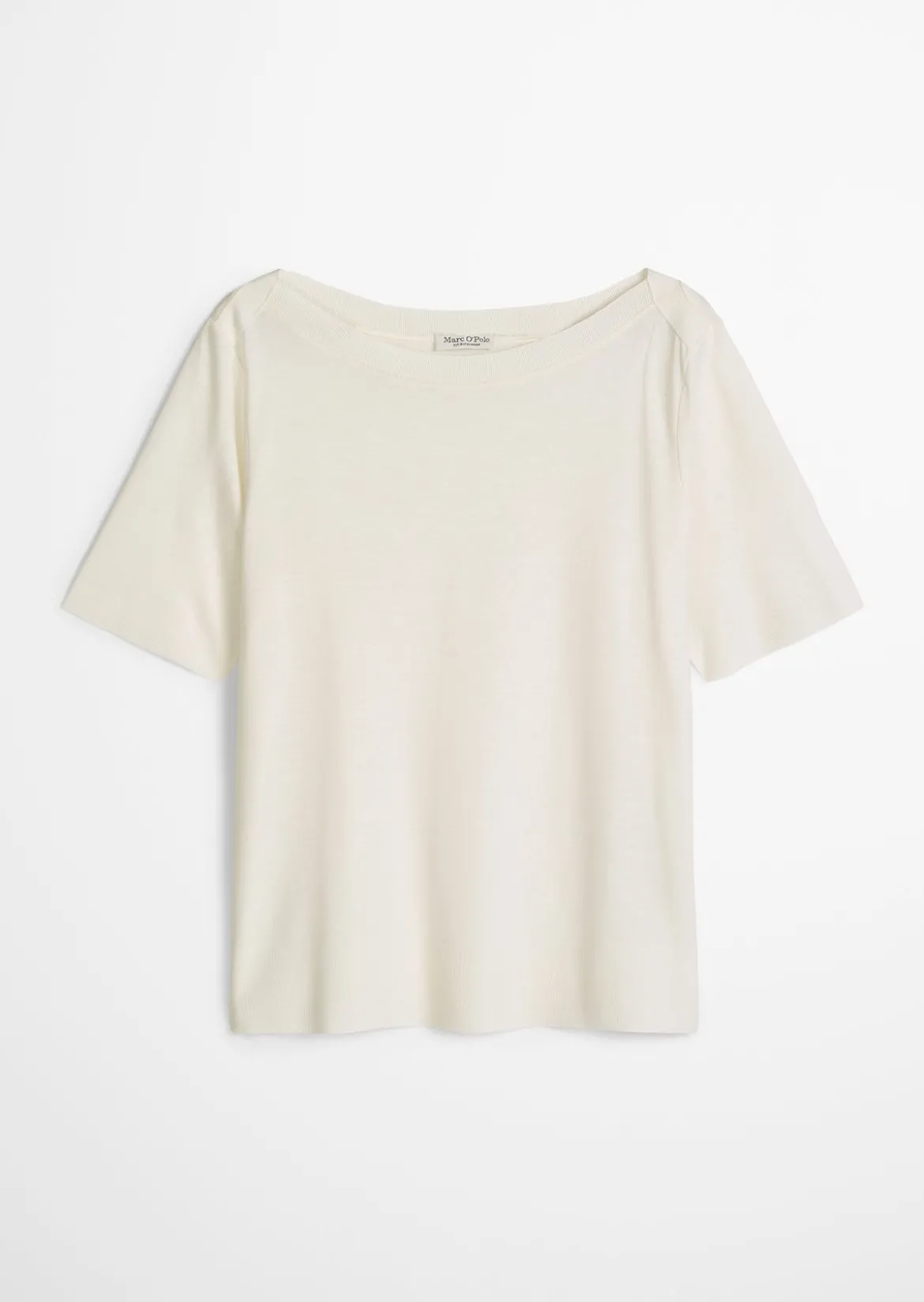 Luxury T-Shirt regular aus TENCEL™ Lyocell-Baumwolle-Mix