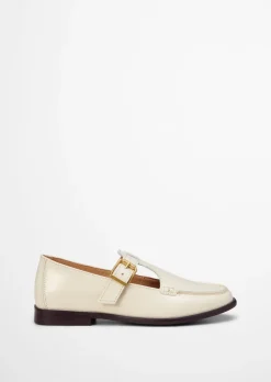 Mary-Jane Loafer Model Fiona aus glänzendem Rindleder