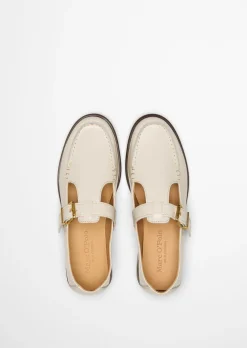 Mary-Jane Loafer Model Fiona aus glänzendem Rindleder