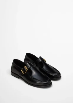 Mary-Jane Loafer Model Fiona aus glänzendem Rindleder