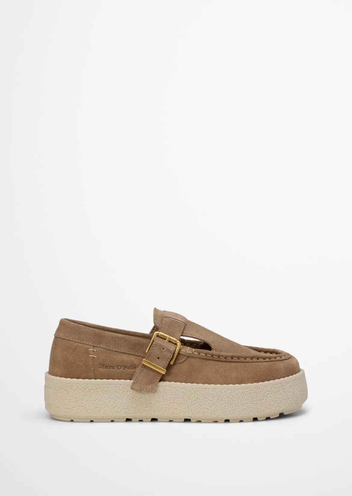 Mary-Jane-Loafer Model Pia aus weichem Veloursleder