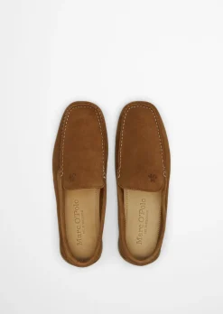Mokassin aus softem Veloursleder
